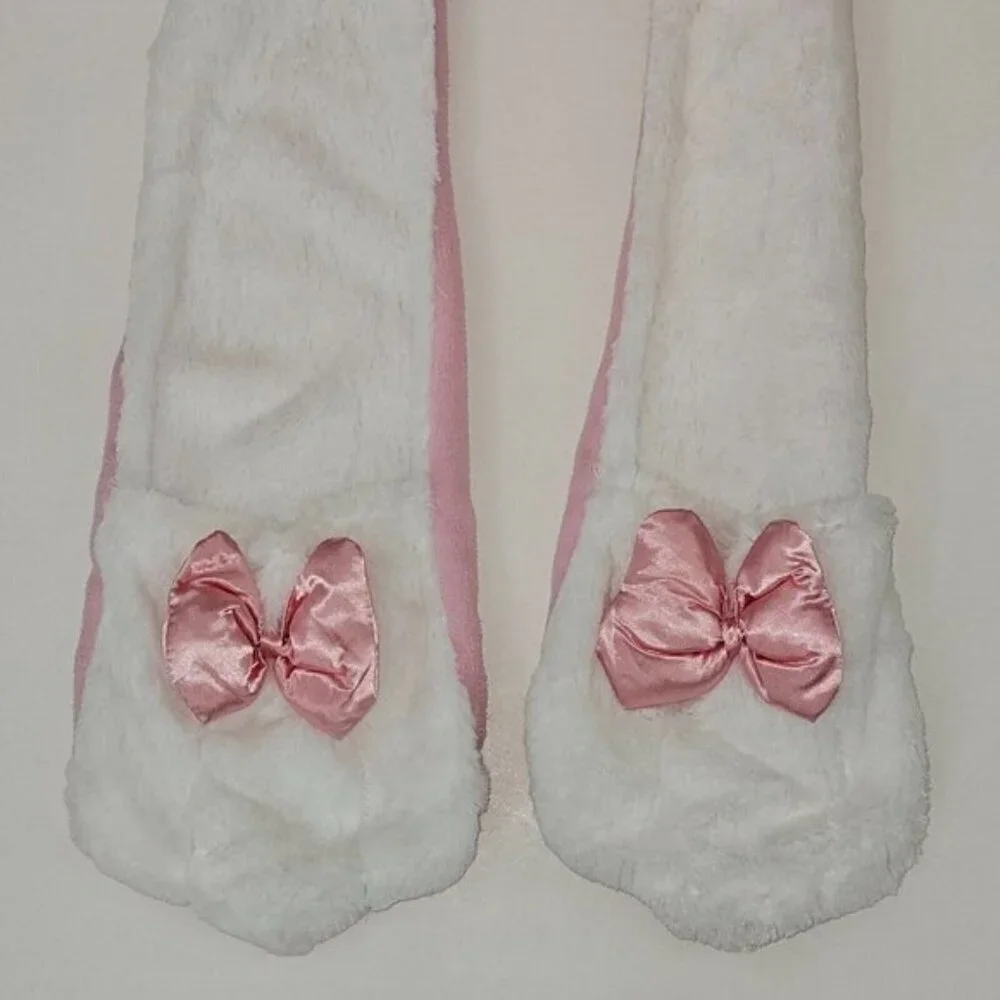 Disney Parks Marie Aristocats Fleece Plush Hat Scarf Mittens 1-Piece Combo Child